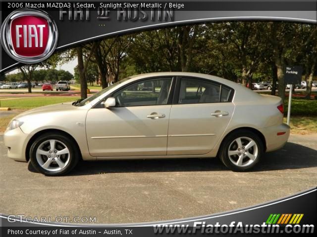 2006 Mazda MAZDA3 i Sedan in Sunlight Silver Metallic