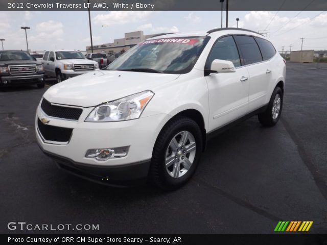 2012 Chevrolet Traverse LT AWD in White