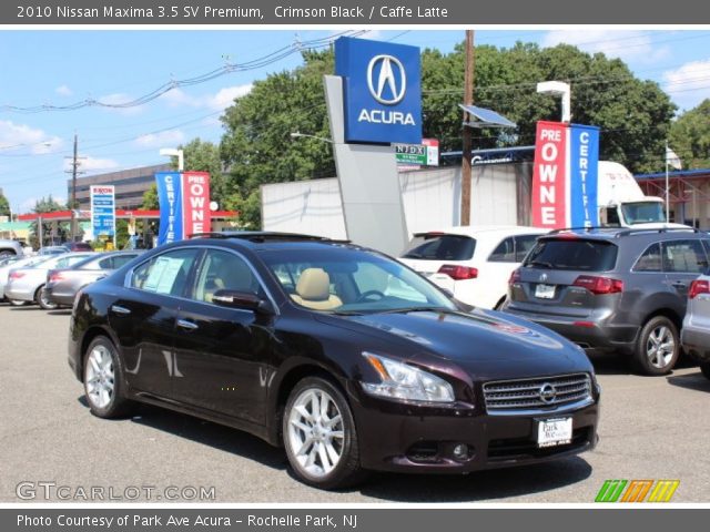 2010 Nissan Maxima 3.5 SV Premium in Crimson Black