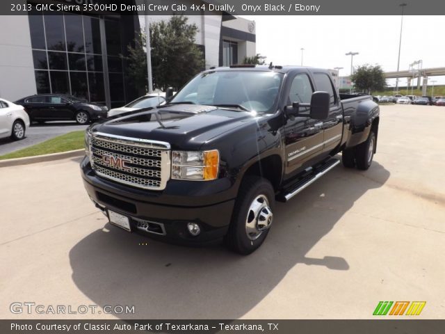 2013 GMC Sierra 3500HD Denali Crew Cab 4x4 Dually in Onyx Black