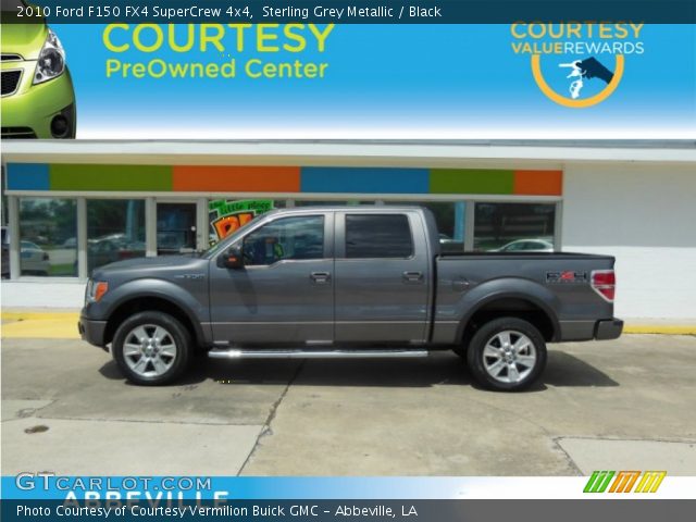 2010 Ford F150 FX4 SuperCrew 4x4 in Sterling Grey Metallic