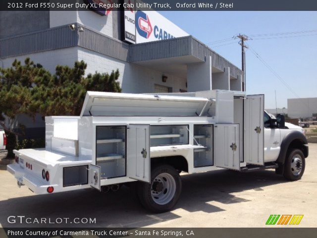 2012 Ford F550 Super Duty XL Regular Cab Utility Truck in Oxford White