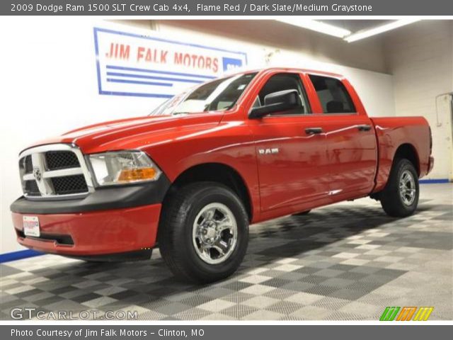 2009 Dodge Ram 1500 SLT Crew Cab 4x4 in Flame Red