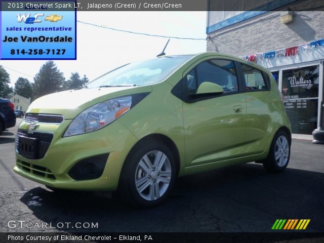 2013 Chevrolet Spark LT in Jalapeno (Green)