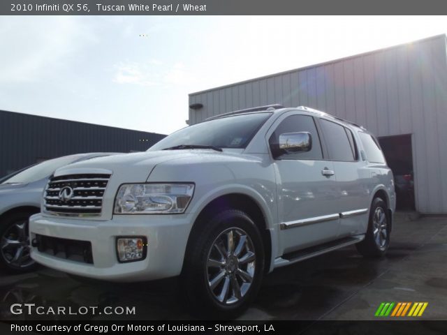 2010 Infiniti QX 56 in Tuscan White Pearl