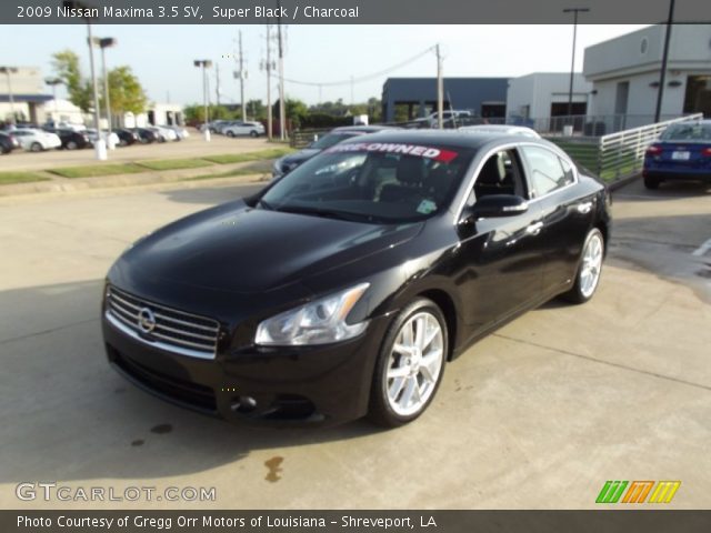 Black 2009 nissan maxima sv