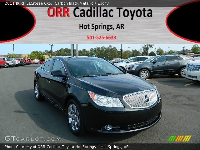 2011 Buick LaCrosse CXS in Carbon Black Metallic