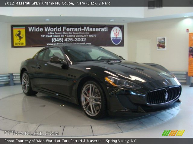 2012 Maserati GranTurismo MC Coupe in Nero (Black)