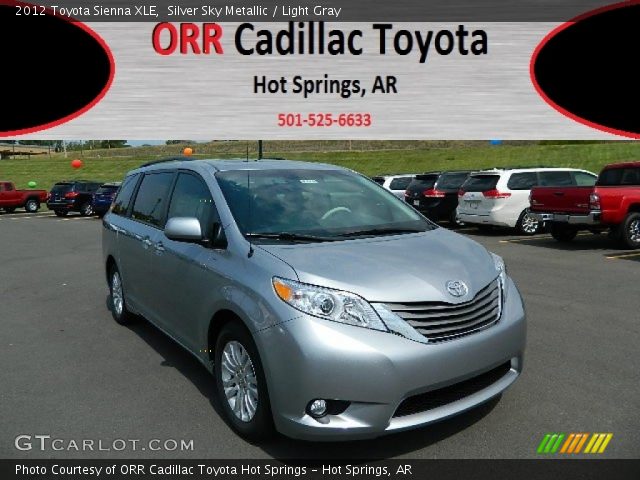 2012 Toyota Sienna XLE in Silver Sky Metallic