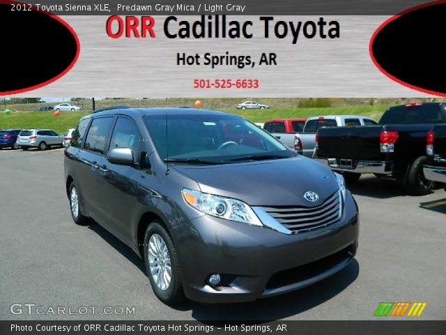 2012 Toyota Sienna XLE in Predawn Gray Mica