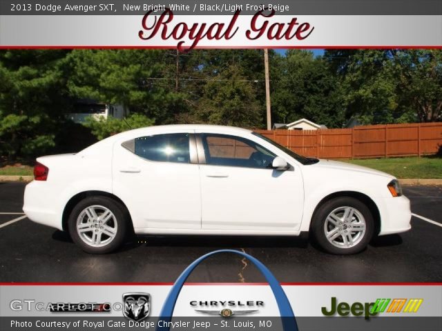 2013 Dodge Avenger SXT in New Bright White