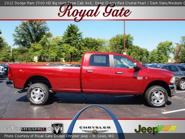 2012 Dodge Ram 2500 HD Big Horn Crew Cab 4x4 in Deep Cherry Red Crystal Pearl