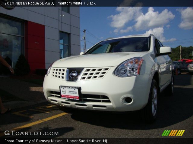 2010 Nissan Rogue SL AWD in Phantom White
