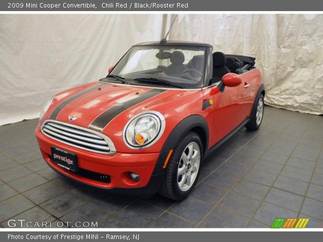 2009 Mini Cooper Convertible in Chili Red