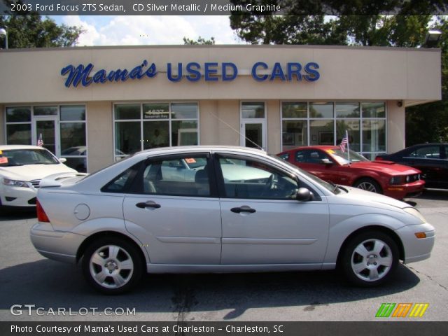 2003 Ford Focus ZTS Sedan in CD Silver Metallic