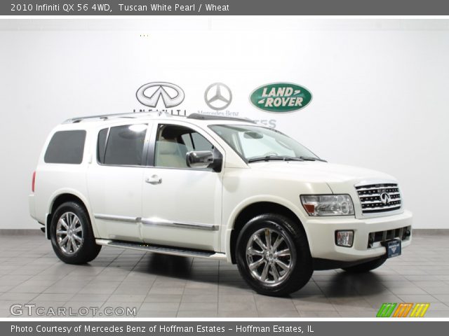 2010 Infiniti QX 56 4WD in Tuscan White Pearl