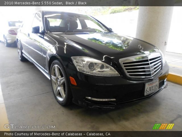 2010 Mercedes-Benz S 550 Sedan in Black