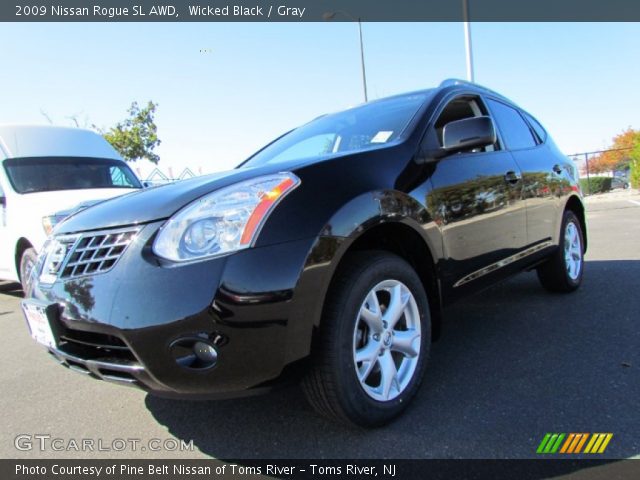 2009 Nissan Rogue SL AWD in Wicked Black