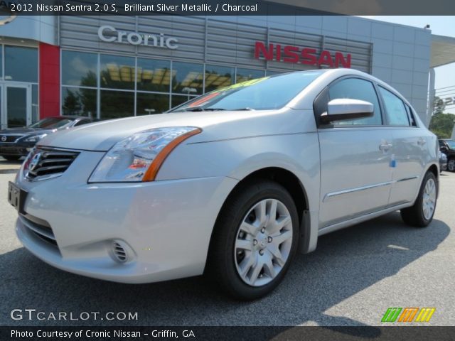 2012 Nissan Sentra 2.0 S in Brilliant Silver Metallic