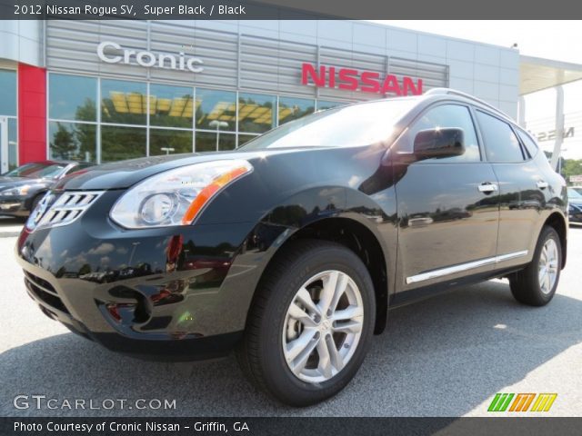 2012 Nissan Rogue SV in Super Black