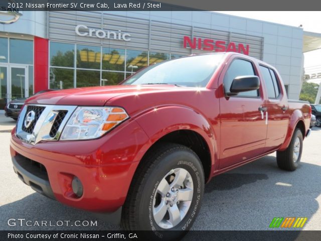 2012 Nissan Frontier SV Crew Cab in Lava Red