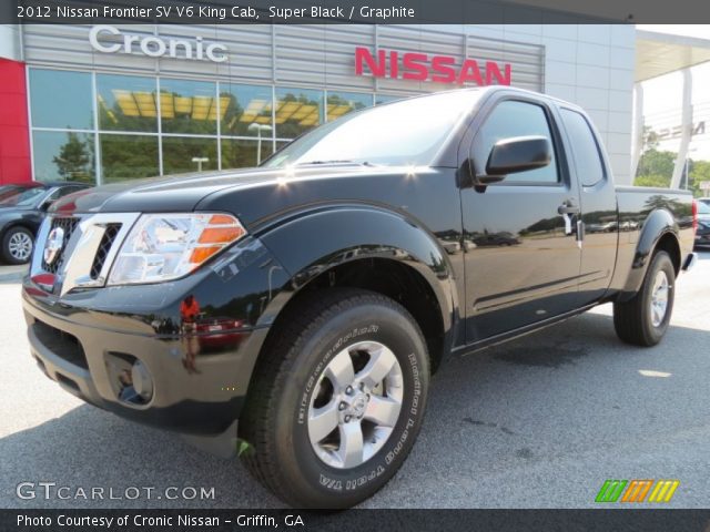 2012 Nissan Frontier SV V6 King Cab in Super Black