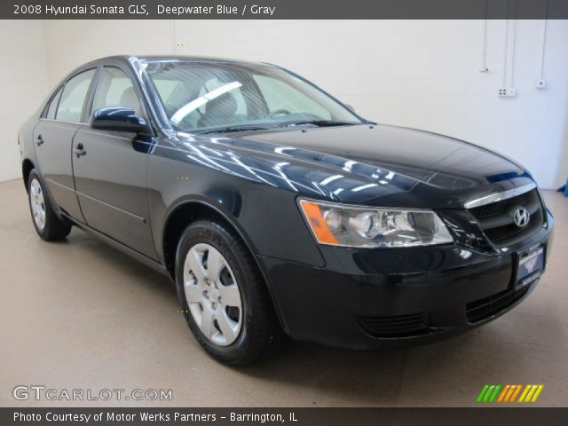 2008 Hyundai Sonata GLS in Deepwater Blue