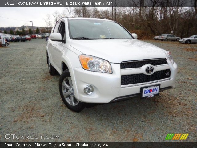 2012 Toyota RAV4 Limited 4WD in Blizzard White Pearl