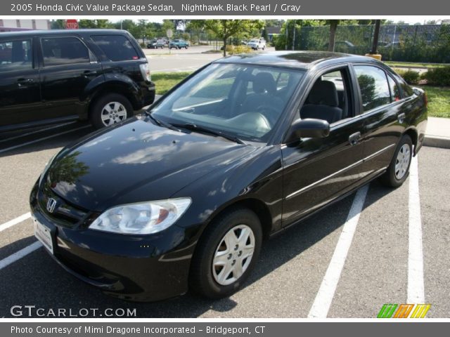 2005 Honda Civic Value Package Sedan in Nighthawk Black Pearl