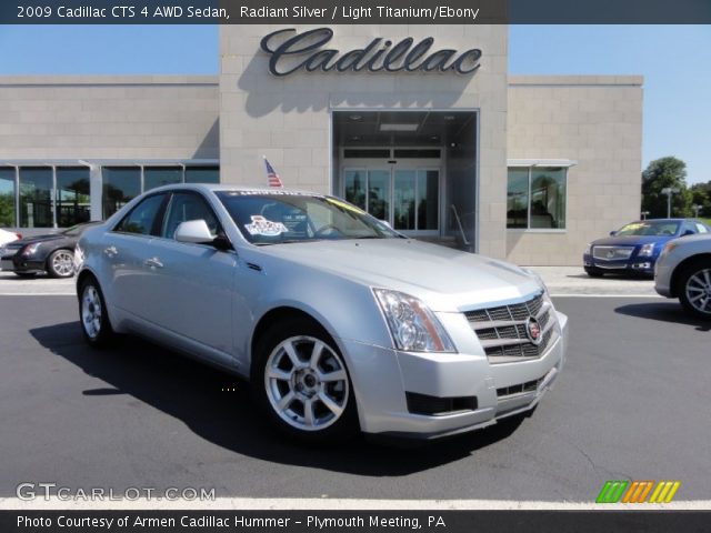 2009 Cadillac CTS 4 AWD Sedan in Radiant Silver