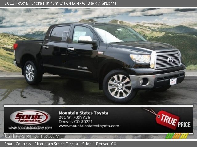 2012 Toyota Tundra Platinum CrewMax 4x4 in Black