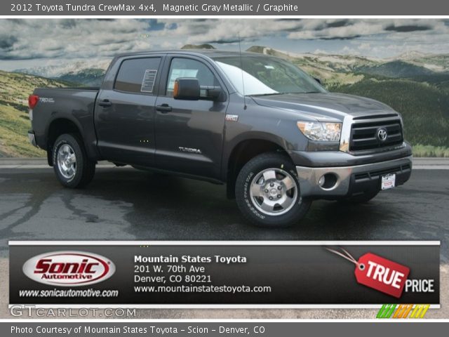 2012 Toyota Tundra CrewMax 4x4 in Magnetic Gray Metallic