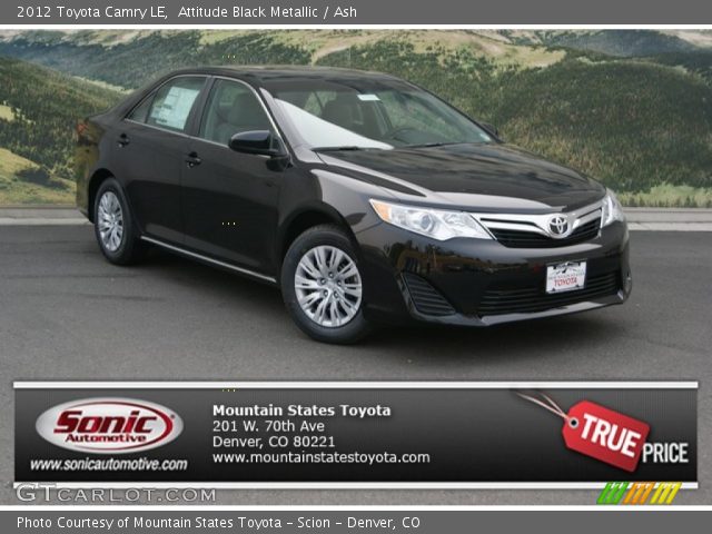 2012 Toyota Camry LE in Attitude Black Metallic