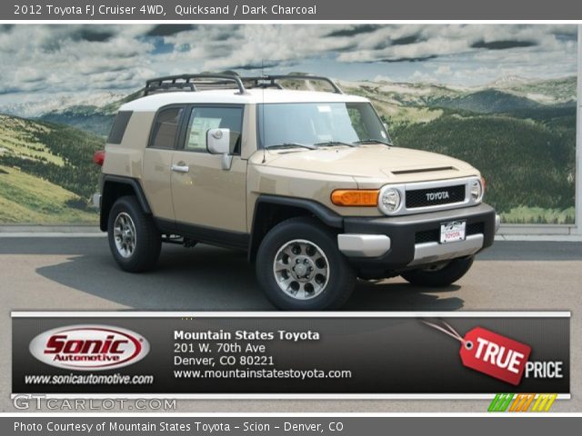 2012 Toyota FJ Cruiser 4WD in Quicksand