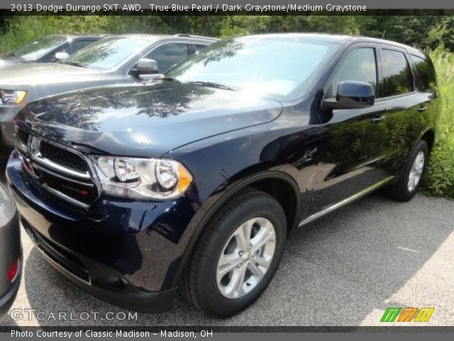 2013 Dodge Durango SXT AWD in True Blue Pearl