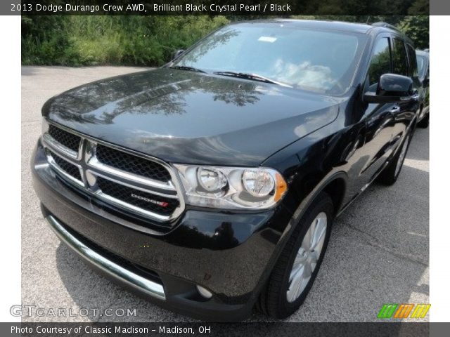 2013 Dodge Durango Crew AWD in Brilliant Black Crystal Pearl