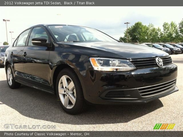 2012 Volkswagen Jetta TDI Sedan in Black