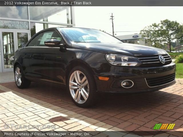 2012 Volkswagen Eos Executive in Black