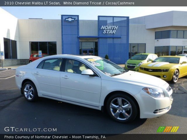 2010 Chevrolet Malibu LT Sedan in White Diamond Tricoat