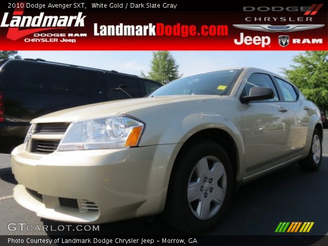 2010 Dodge Avenger SXT in White Gold