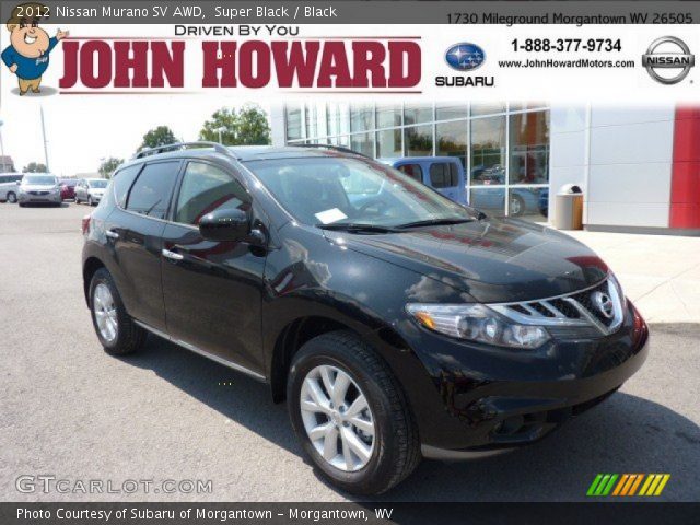 2012 Nissan Murano SV AWD in Super Black