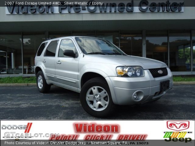 2007 Ford Escape Limited 4WD in Silver Metallic