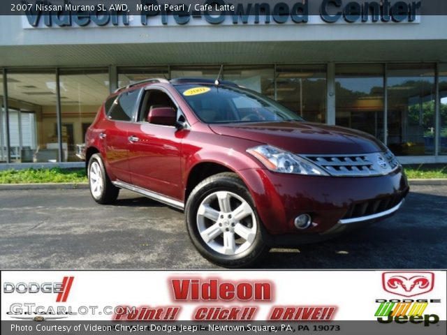 2007 Nissan Murano SL AWD in Merlot Pearl