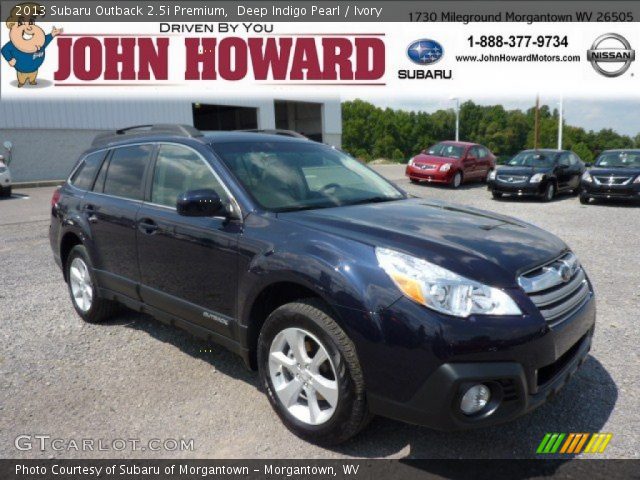2013 Subaru Outback 2.5i Premium in Deep Indigo Pearl