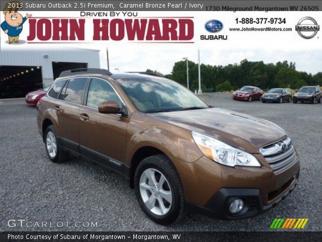 2013 Subaru Outback 2.5i Premium in Caramel Bronze Pearl