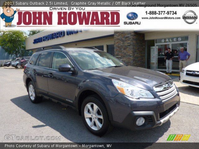 2013 Subaru Outback 2.5i Limited in Graphite Gray Metallic