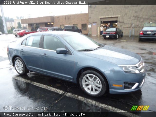 2012 Ford Fusion SEL in Steel Blue Metallic