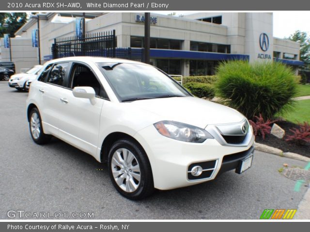 2010 Acura RDX SH-AWD in White Diamond Pearl