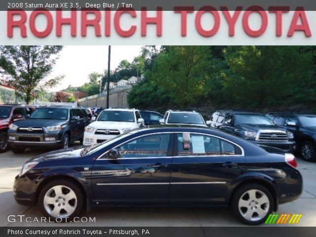 2008 Saturn Aura XE 3.5 in Deep Blue