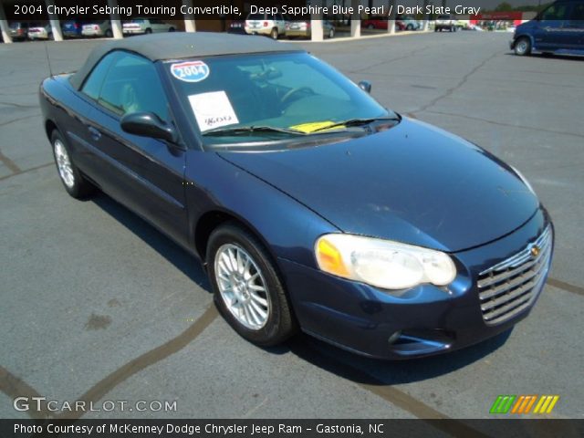 2004 Chrysler Sebring Touring Convertible in Deep Sapphire Blue Pearl